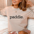 Paddle Tennis Crewneck Sweatshirt, Paddle Team Shirts, Gift for Padel Player, Paddle Fan Sweatshirt