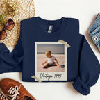 Personalized Photo Birthday Crewneck Sweatshirt